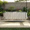 Cocaro Outdoor Rope Weave Aluminium Swing Chair with Cushion in Grey