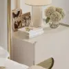 50 cm Smart 2-Drawer Bedside Table with Sintered Stone Top & Charging Station – AUD-H2446