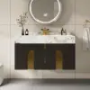 Artis 90 cm Floating Single Bathroom Vanity with Sink, Sintered Stone Top, Ample Storage