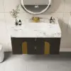 Artis 90 cm Floating Single Bathroom Vanity with Sink, Sintered Stone Top, Ample Storage