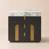 91cm Artis Freestanding Bathroom Vanity Single Sink Vanity Cabinet Sintered Stone Top