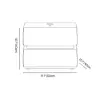 Humply Floating Leather 2-Drawer Smart LED Bedside Table with Sintered Stone Top – AUD-H2465