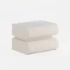 Humply Floating Leather 2-Drawer Smart LED Bedside Table with Sintered Stone Top – AUD-H2465