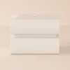 Humply Floating Leather 2-Drawer Smart LED Bedside Table with Sintered Stone Top – AUD-H2465