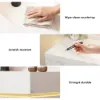 39.4" Wall-Mounted Bathroom Vanity with Sintered Stone Top, LED Sensor Light