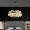 Fixedo Modern Crystal LED Chandelier & Kitchen Island Light Set – AUD-H2472