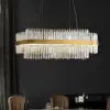 Fixedo Modern Crystal LED Chandelier & Kitchen Island Light Set – AUD-H2472