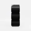 Narrow Humply Leather 3-Drawer Smart Bedside Table with Sintered Stone Top – AUD-H2475