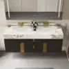 Artis 152cm Floating Double Sink Bathroom Vanity Sintered Stone Top