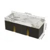Artis 152cm Floating Double Sink Bathroom Vanity Sintered Stone Top