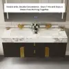 Artis 152cm Floating Double Sink Bathroom Vanity Sintered Stone Top