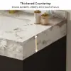 Artis 152cm Floating Double Sink Bathroom Vanity Sintered Stone Top