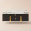 Artis 152cm Floating Double Sink Bathroom Vanity Sintered Stone Top