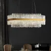 Fixedo Modern Crystal LED Chandelier & Kitchen Island Light Set – AUD-H2480