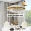 Fixedo Modern Crystal LED Chandelier & Kitchen Island Light Set – AUD-H2480