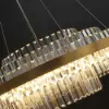 Fixedo Modern Crystal LED Chandelier & Kitchen Island Light Set – AUD-H2480