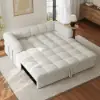 190 cm 3-Seater Boucle Convertible Sleeper Sofa – AUD-H2490