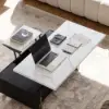 Grovyn 47" Fluted Lift-Top Coffee Table with 2 Drawers