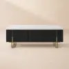 Grovyn 47" Fluted Lift-Top Coffee Table with 2 Drawers