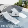 Outdoor Weather-Resistant Pool Chaise Lounge