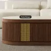 Velar 47"-67" Extendable Fluted Coffee Table with Sintered Stone Top & Storage