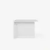 Modern 127 cm Glossy Sintered Stone Kitchen Island with Storage, White