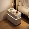 Picture of Narrow Smart LED Bedside Table with Sintered Stone Top