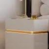 Picture of Narrow Smart LED Bedside Table with Sintered Stone Top