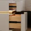 Picture of Narrow Smart LED Bedside Table with Sintered Stone Top