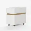 Picture of Narrow Smart LED Bedside Table with Sintered Stone Top