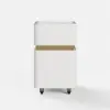 Picture of Narrow Smart LED Bedside Table with Sintered Stone Top