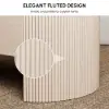 120 cm Oval Lift Top Mid-Century Modern Coffee Table