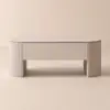 120 cm Oval Lift Top Mid-Century Modern Coffee Table