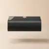 Humply Floating Leather 1-Drawer Smart LED Bedside Table with Sintered Stone Top – 16cm