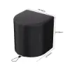 Costra 800D Tough Canvas Water-resistant Outdoor Lounge Chair Cover Set of 2