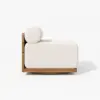 Resaro Outdoor Teak & Aluminium Swivel Lounge Chair