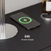 Humply Leather Floating Smart Bedside Table with Drawer – 41cm