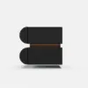 Humply Floating Leather 2-Drawer Smart LED Bedside Table with Sintered Stone Top – AUD-H2543