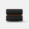 Humply Floating Leather 2-Drawer Smart LED Bedside Table with Sintered Stone Top – AUD-H2543