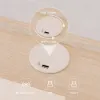 Floating Wooden Bedside Table with Light & Charging Station