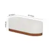 Rivo 150 cm W Boucle Upholstered Bedroom Bench with Fluted Base