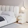 Humply Queen Faux Leather Storage Bed with Drawers