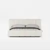 Humply Queen Faux Leather Storage Bed with Drawers