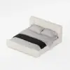 Humply Queen Faux Leather Storage Bed with Drawers