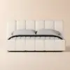 Humply Queen Faux Leather Storage Bed with Drawers