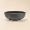 40cm Grey Round Ceramic Bathroom Sink – Matte Glazed Vessel Sink