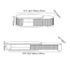 Velar 71" Extendable TV Stand & Coffee Table Set