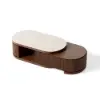 Velar 71" Extendable TV Stand & Coffee Table Set