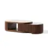 Velar 71" Extendable TV Stand & Coffee Table Set