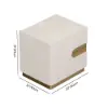 50 cm Smart 2-Drawer Bedside Table with Sintered Stone Top & Charging Station – AUD-H2557